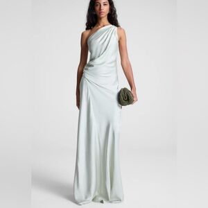 ALC Aster Satin One Shoulder Gown
